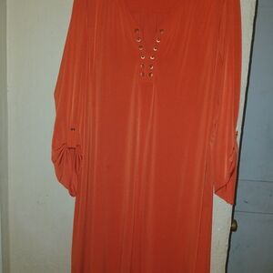 Michael Kors Orange Maxi Dress